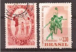 Brazilië    Y/T   633 + 634     (X+0) - Unused Stamps