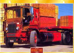 FICHE CARTONNE 25x18.5 CM CAMION DOC.AU DOS VOIR SCAN SERIE AGE D´OR AUTOCAR 2 TONS 1926 - Camion