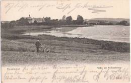 Neukloster Mann M Fahrrad Am See 3x Weitergeleitet Krems Donau Prag Golden Engel 12.8.1909 Gelaufen - Neukloster