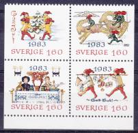 ZWEDEN - Michel - 1983 - Nr 1258/61 (Blok/Bloc) - MNH** - Ungebraucht