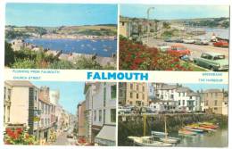 UK, Falmouth, Multi View, 1960s Unused Postcard [12414] - Falmouth