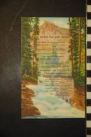 CP, Poem Of The West, The Rockies, Out Where The West Begins Par Arthur Chapman - Altri & Non Classificati