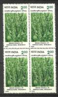 INDIA, 1990, Indian  Council Of Agricultural Research, Agriculture, Block Of 4,  MNH, (**) - Nuevos