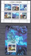 St.Tome 2003 Michell Nr 1981-8,bl 1993 MNH Volcanoes,minerales - Vulkanen