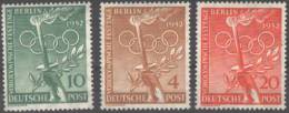 GERMANY - BERLIN - OLYMPICS - TORCH  - **MNH  - 1952 - Nuovi