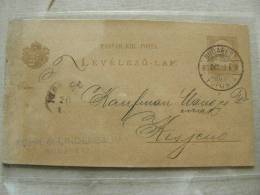 Hungary Budapest Föposta 1893 - Kohn -Lindenbaum -KisjenÅ‘   D84257.19 - Cartas & Documentos