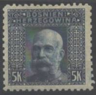 AUSTRIA - YUGOSLAVIA  - BOSNIA -  5 KR - PERF  9½  - **MNH -  1906 - EXELENT - Ongebruikt