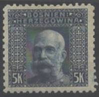 AUSTRIA - YUGOSLAVIA  - BOSNIA -  5 KR - PERF  9½  - **MNH -  1906 - EXELENT - Ungebraucht