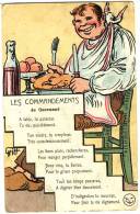 GRIFF  - Les COMMANDEMENTS Du Gourmand  .  Humour - Griff