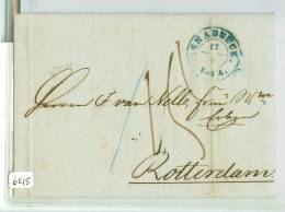 HANDGESCHREVEN VOUWBRIEF * Uit 1860 Van OSNABRUCK DEUTSCHLAND Naar AMSTERDAM (6515) - Prephilately