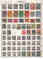 CZECHOSLOVAKIA    Collection Of  Mounted Mint And Used As Per Scan. ( 2 SCANS) - Collections, Lots & Séries