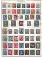 CZECHOSLOVAKIA    Collection Of  Mounted Mint And Used As Per Scan. ( 2 SCANS) - Collezioni & Lotti