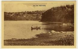 MONTSAUCHE LES SETTONS  -  Vue Sur Le Lac, Une Barque Et Ses Pêcheurs  -  Ed.--,  N° -- - Montsauche Les Settons