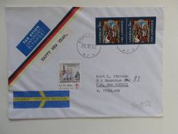 30/852     LETTRE+ VIGNETTE - Brieven En Documenten