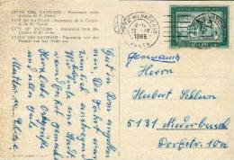 Postal Citta Del Vaticano 1965, Italia - Brieven En Documenten