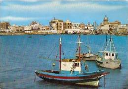 MARSALA ( TRAPANI ) IL PORTO - PESCHERECCI E PANORAMICA  - ACQUERELLATA - 1965 - Marsala