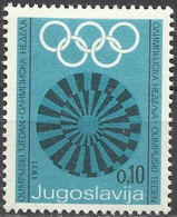 YUGOSLAVIA ..1971.. Michel # 41...MLH...Zwangszuschlagsmarken. - Nuovi