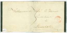 OVERLIJDENSBERICHT Uit 1867 Van UTRECHT Via WOERDEN Naar LINSCHOTEN  (6523) - Lettres & Documents
