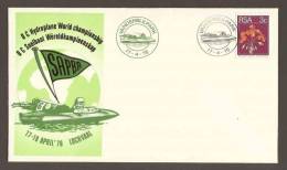 South Africa RSA - 1976 O C Hydroplane World Championship Commemorative Cover (Speed Boat) - Lettres & Documents