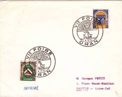 Oran Foire 1955 - Bureau Temporaire - Covers & Documents