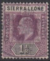 SIERRA LEONE 1904 1 1/2d KE VII SG 88 U XQ152 - Sierra Leone (...-1960)
