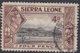 SIERRA LEONE 1938 4d KGVI SG 193 U XQ173 - Sierra Leona (...-1960)