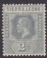SIERRA LEONE 1912 2d KGV SG 115 HM XQ263 - Sierra Leona (...-1960)