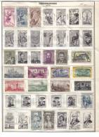 CZECHOSLOVAKIA    Collection Of  Mounted Mint And Used As Per Scan. ( 2 SCANS) - Collections, Lots & Series