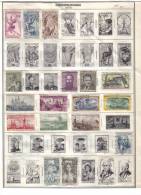 CZECHOSLOVAKIA    Collection Of  Mounted Mint And Used As Per Scan. ( 2 SCANS) - Collections, Lots & Séries