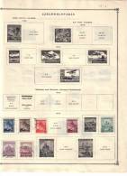 CZECHOSLOVAKIA    Collection Of  Mounted Mint And Used As Per Scan. ( 3 SCANS) - Collections, Lots & Séries