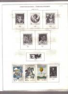 CZECHOSLOVAKIA    Collection Of  Mounted Mint And Used As Per Scan. ( 4 SCANS) - Lots & Serien