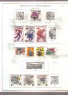 CZECHOSLOVAKIA    Collection Of  Mounted Mint And Used As Per Scan. ( 4 SCANS) - Collezioni & Lotti
