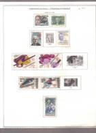 CZECHOSLOVAKIA    Collection Of  Mounted Mint And Used As Per Scan. ( 5 SCANS) - Collections, Lots & Series