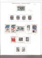 CZECHOSLOVAKIA    Collection Of  Mounted Mint And Used As Per Scan. ( 6 SCANS) - Collezioni & Lotti