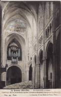 SOISSONS-Intérieur Cathédrale Après Bombardement - Vue Sur Les Orgues-ORGUE-ORGEL-Tampon Militaire Trésor Et Postes - Soissons