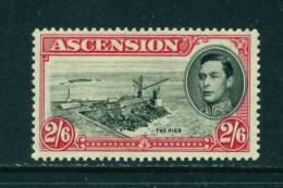 ASCENSION - 1938 George VI  2s6d Mounted Mint 1 - Ascension