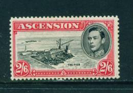 ASCENSION - 1938 George VI  2s6d Mounted Mint 2 - Ascensión