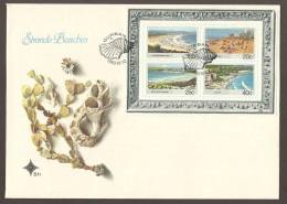 South Africa - 1983 - Beaches - Miniature Sheet On FDC - Briefe U. Dokumente