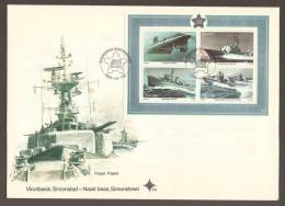 South Africa FDC -1982 - Simonstown Naval Base Miniature Sheet - Briefe U. Dokumente