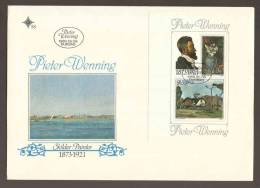 South Africa FDC S5 1980 - Pieter Wenning - Painter - Miniature Sheet - Briefe U. Dokumente