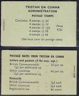 G0008 Tristan Da Cunha 1965, SG SB4 Stamp Booklet MNH, Panes Upright - Tristan Da Cunha