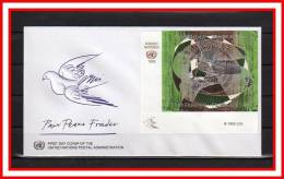 ONU (Vienne) FDC En Relief De 1994 N° YT 172 à 175 " JOURNEE DE LA PAIX " Parfait état + Prix Dégressif ! - Tauben & Flughühner