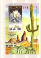 2009 European Phil. Exhibition – 2009 Flora Cactusses (issue VIII ) S/S-MNH Bulgarie / Bulgaria - Cactus