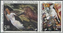 AX0263 Croats In Bosnia And Herzegovina 1997 Europa Myth 2v MNH - 1997