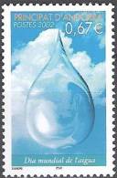 Andorre Français 2002 Michel 589 Neuf ** Cote (2008) 2.80 Euro Journée Mondiale De L'eau - Unused Stamps