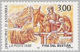 Andorre Français 1996 Yvert 481 Neuf **  Cote (2015) 2.00 Euro Foire Aux Bestiaux - Unused Stamps