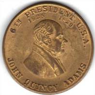 FRANCE, MEDAILLE, 6th PRESIDENT U.S.A. JOHN QUINCY ADAMS, 1825 - 1829. (DM97) - Sonstige & Ohne Zuordnung