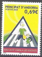 Andorre Français 2002 Michel 586 Neuf ** Cote (2008) 2.80 Euro Education Routière Dans Les écoles - Neufs