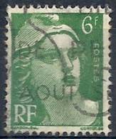 1951 FRANCIA USATO MARIANNA DI GANDON 6 F - FR601 - 1945-54 Marianne Of Gandon