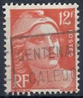 1951 FRANCIA USATO MARIANNA DI GANDON 12 F - FR602 - 1945-54 Marianne Of Gandon